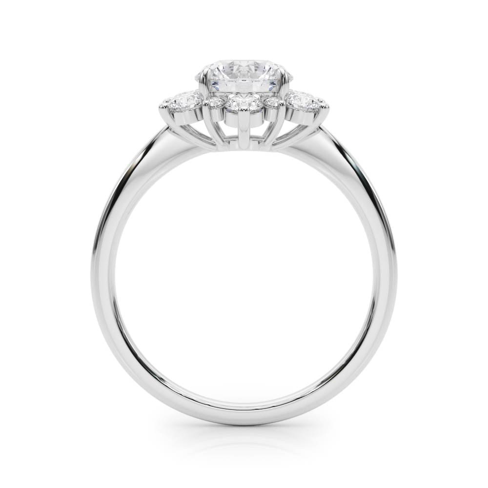 Cathedral Engagement Ring Settings - Diamonds By Rothschild