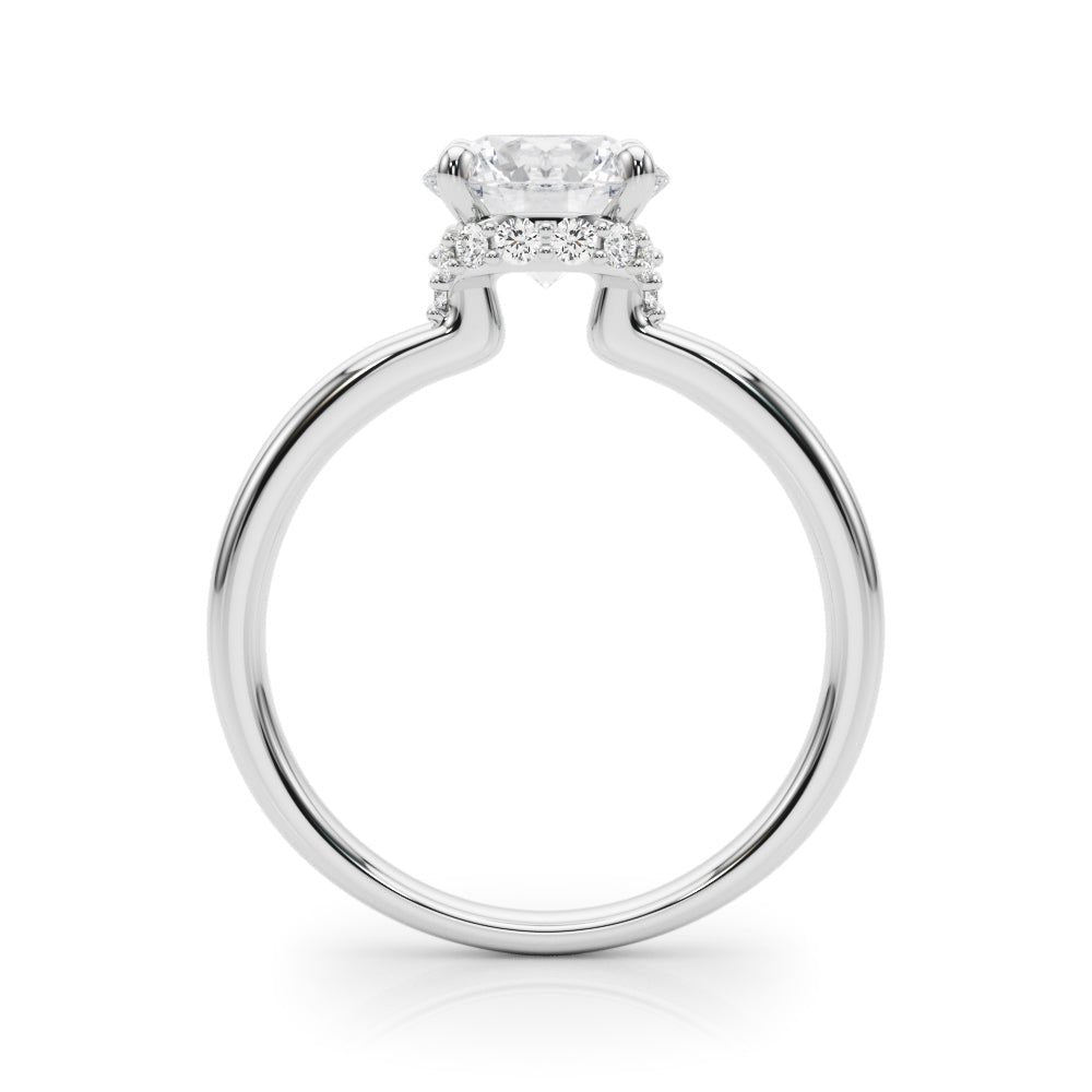 Hidden Halo Engagement Ring Settings - Diamonds By Rothschild