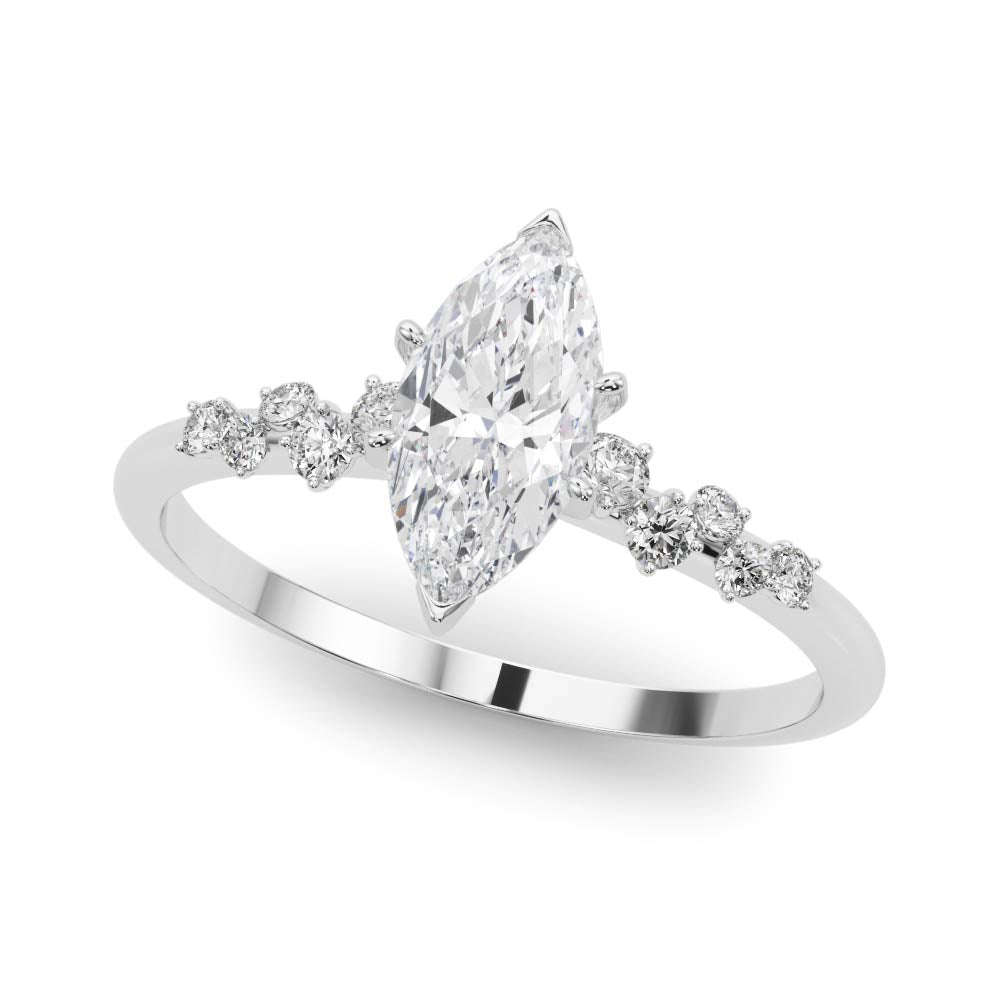 Marquise Cut Engagement Ring Settings - Diamonds By Rothschild