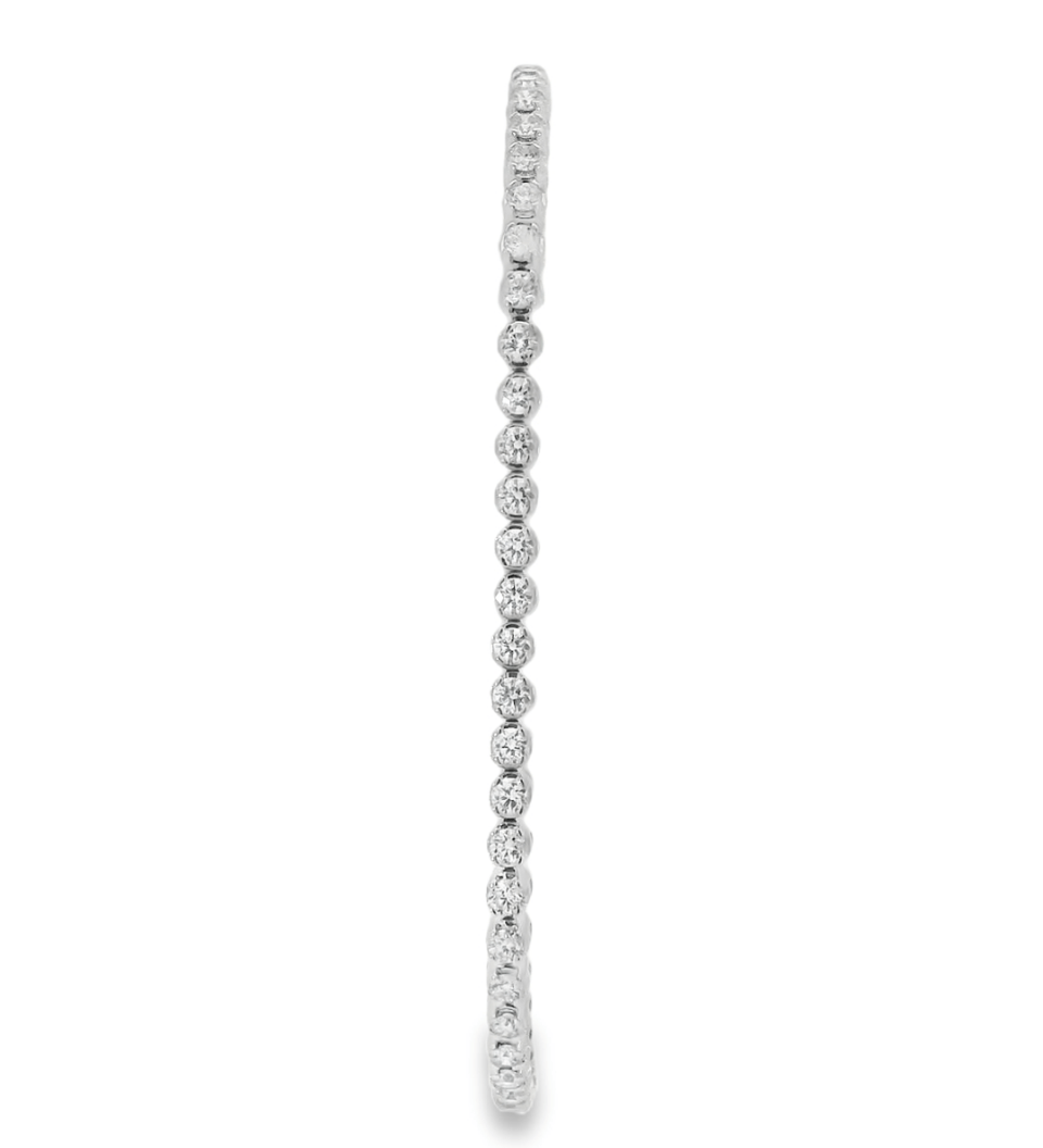 14KW Diamond Tennis Bracelet - 2.70ctw - Diamonds By Rothschild