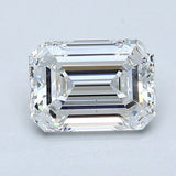 1.5 Carat Natural Diamond - EMERALD - 1.51 - E - VS2 - Diamonds By Rothschild