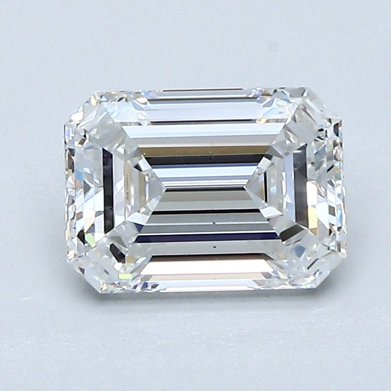 1.5 Carat Natural Diamond - EMERALD - 1.51 - E - VS2 - Diamonds By Rothschild
