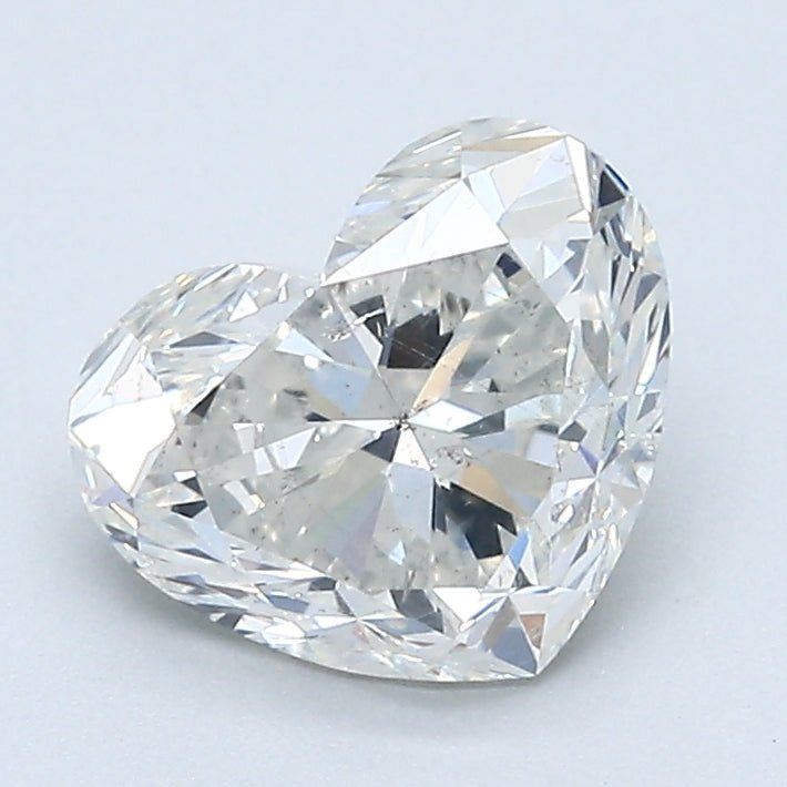 1.5 Carat Natural Diamond - HEART - 1.7 - I - SI2 - Diamonds By Rothschild
