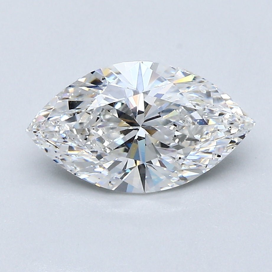 1.5 Carat Natural Diamond - MARQUISE - 1.52 - F - SI2 - Diamonds By Rothschild