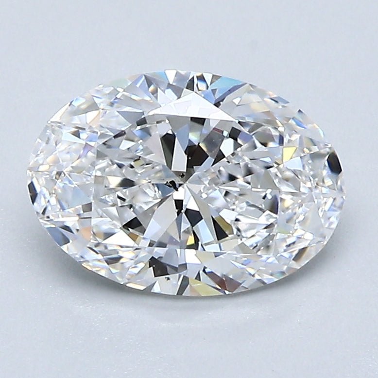 1.5 Carat Natural Diamond - OVAL - 1.5 - E - SI2 - Diamonds By Rothschild