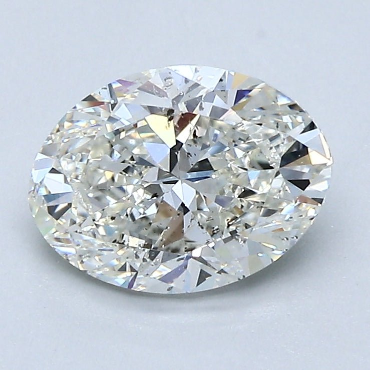 1.5 Carat Natural Diamond - OVAL - 1.5 - I - SI2 - Diamonds By Rothschild