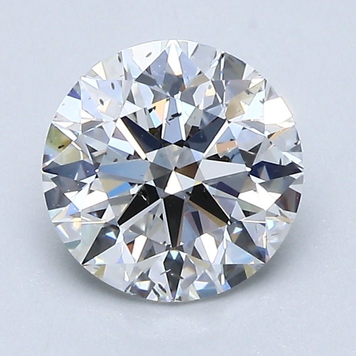 1.5 Carat Natural Diamond - Round - 1.51 - E - SI2 - Diamonds By Rothschild