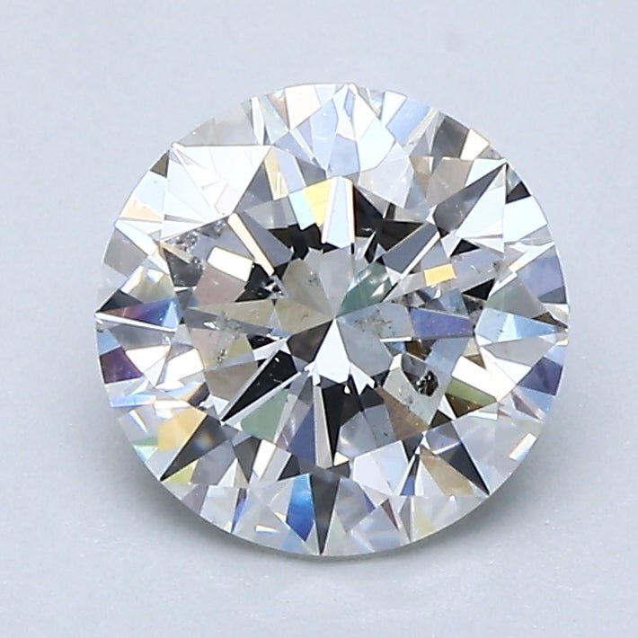 1.5 Carat Natural Diamond - Round - 1.51 - F - SI2 - Diamonds By Rothschild
