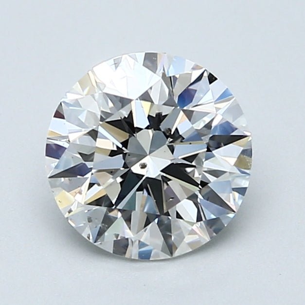 1.5 Carat Natural Diamond - Round - 1.53 - E - SI2 - Diamonds By Rothschild