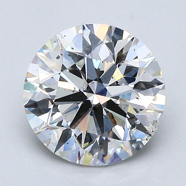 1.5 Carat Natural Diamond - Round - 1.7 - F - SI2 - Diamonds By Rothschild