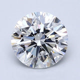 1.5 Carat Natural Diamond - Round - 1.74 - D - VS2 - Diamonds By Rothschild