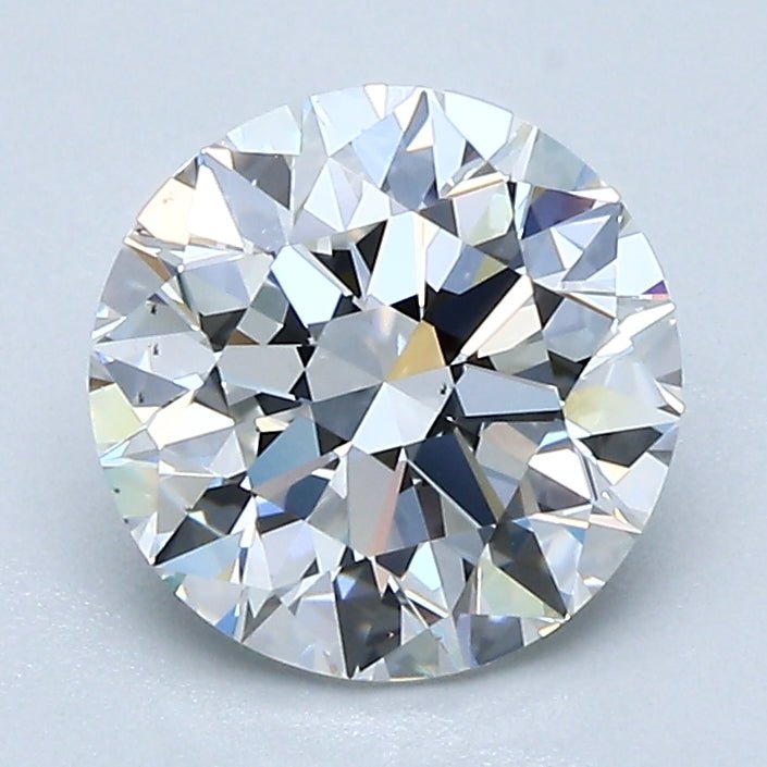 1.5 Carat Natural Diamond - Round - 1.75 - F - VS2 - Diamonds By Rothschild