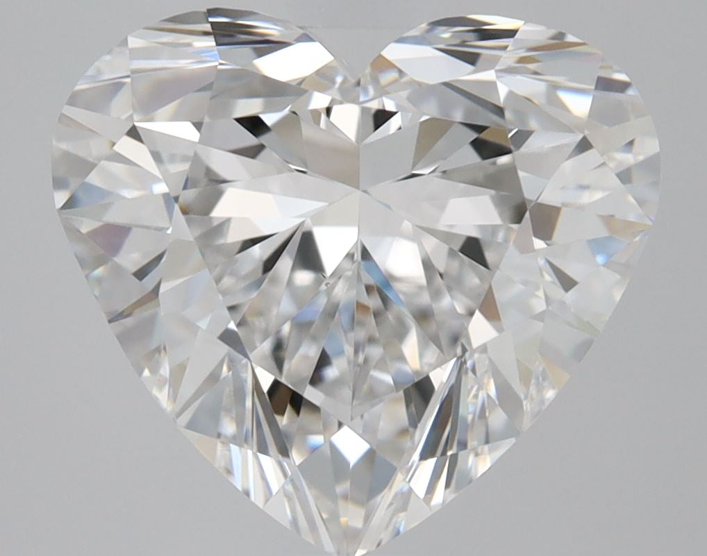 2 Carat Heart Shape Cut Natural Diamond - E VS1 - 2.02ct - VG Cut Grade - Diamonds By Rothschild