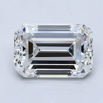 2 Carat Natural Diamond - EMERALD - 1.99 - F - VS1 - Diamonds By Rothschild