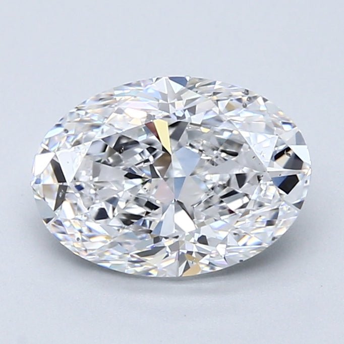 2 Carat Natural Diamond - OVAL - 2.01 - D - SI1 - Diamonds By Rothschild