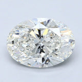 2 Carat Natural Diamond - OVAL - 2.01 - I - SI1 - Diamonds By Rothschild