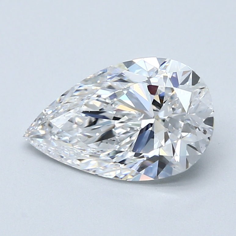 2 Carat Natural Diamond - PEAR - 2.01 - D - SI1 - Diamonds By Rothschild