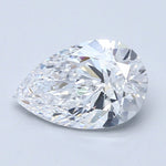 2 Carat Natural Diamond - PEAR - 2.01 - D - SI2 - Diamonds By Rothschild