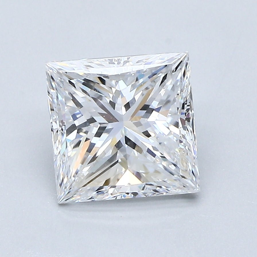 2 Carat Natural Diamond - PRINCESS - 2 - E - VS2 - Diamonds By Rothschild