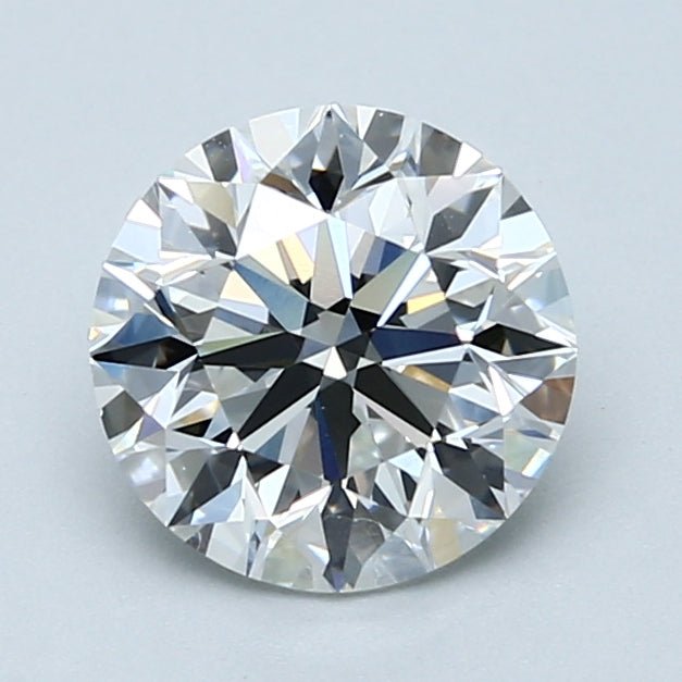 2 Carat Natural Diamond - Round - 1.8 - F - VS1 - Diamonds By Rothschild