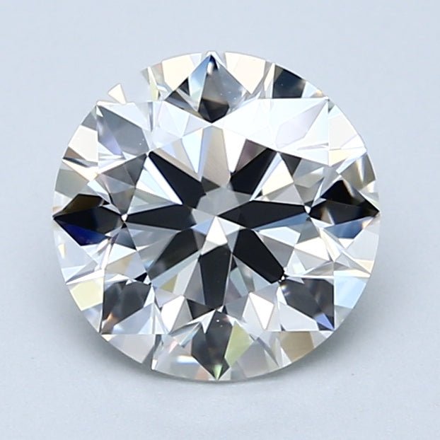 2 Carat Natural Diamond - Round - 1.9 - F - IF - Diamonds By Rothschild