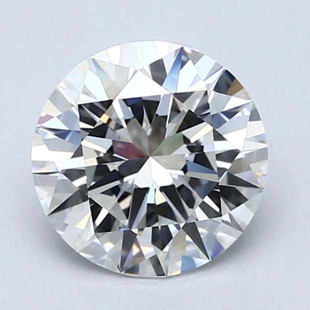 2 Carat Natural Diamond - Round - 1.93 - F - VVS2 - Diamonds By Rothschild