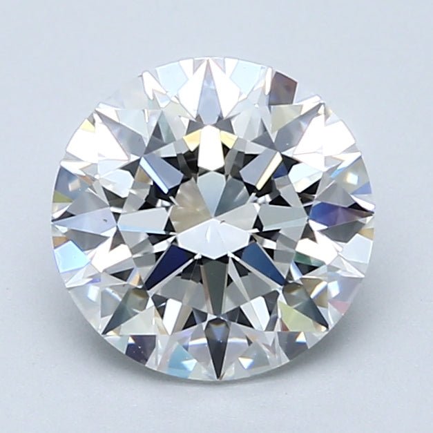 2 Carat Natural Diamond - Round - 2.01 - E - VS2 - Diamonds By Rothschild