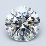 2 Carat Natural Diamond - Round - 2.01 - F - SI2 - Diamonds By Rothschild