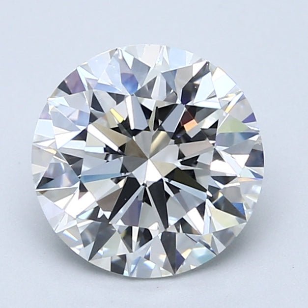 2 Carat Natural Diamond - Round - 2.09 - F - VS2 - Diamonds By Rothschild
