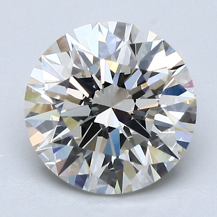 2 Carat Natural Diamond - Round - 2.09 - K - VVS2 - Diamonds By Rothschild