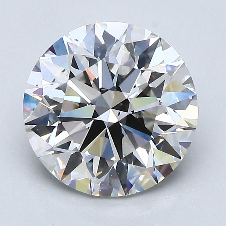 2 Carat Natural Diamond - Round - 2.21 - H - SI1 - Diamonds By Rothschild