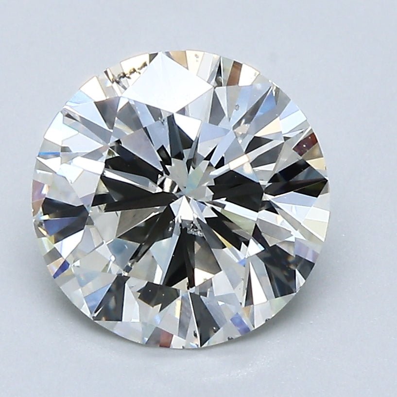 2 Carat Natural Diamond - Round - 2.24 - I - SI2 - Diamonds By Rothschild