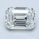 2.5 Carat Natural Diamond - EMERALD - 2.5 - F - VS2 - Diamonds By Rothschild