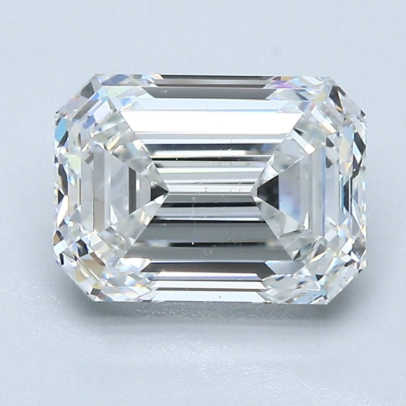 2.5 Carat Natural Diamond - EMERALD - 2.5 - F - VS2 - Diamonds By Rothschild