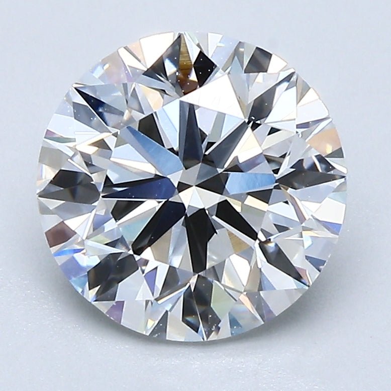 2.5 Carat Natural Diamond - Round - 2.5 - F - VS1 - Diamonds By Rothschild