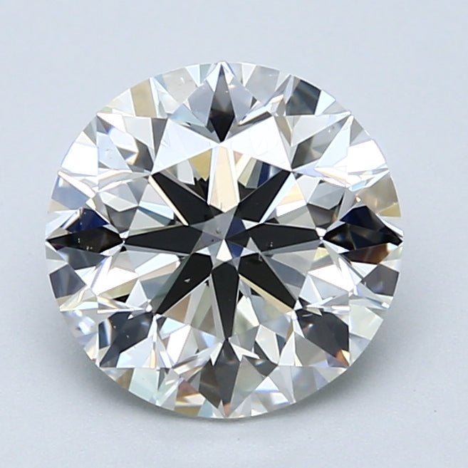 2.5 Carat Natural Diamond - Round - 2.5 - H - SI1 - Diamonds By Rothschild