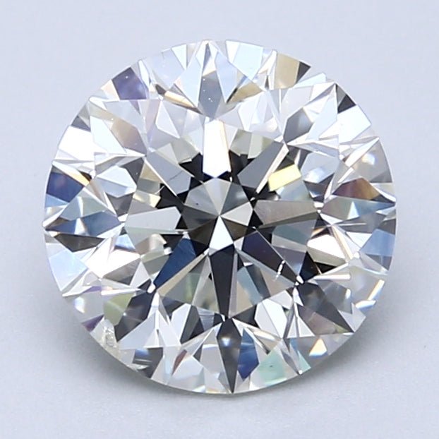2.5 Carat Natural Diamond - Round - 2.5 - J - SI2 - Diamonds By Rothschild