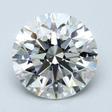 2.5 Carat Natural Diamond - Round - 2.51 - H - SI1 - Diamonds By Rothschild