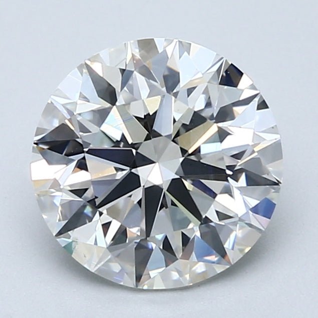 2.5 Carat Natural Diamond - Round - 2.52 - G - SI1 - Diamonds By Rothschild