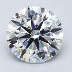 2.5 Carat Natural Diamond - Round - 2.7 - E - SI1 - Diamonds By Rothschild
