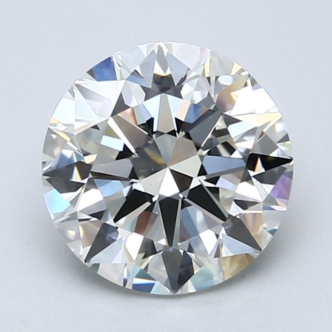 2.5 Carat Natural Diamond - Round - 2.7 - H - VS1 - Diamonds By Rothschild