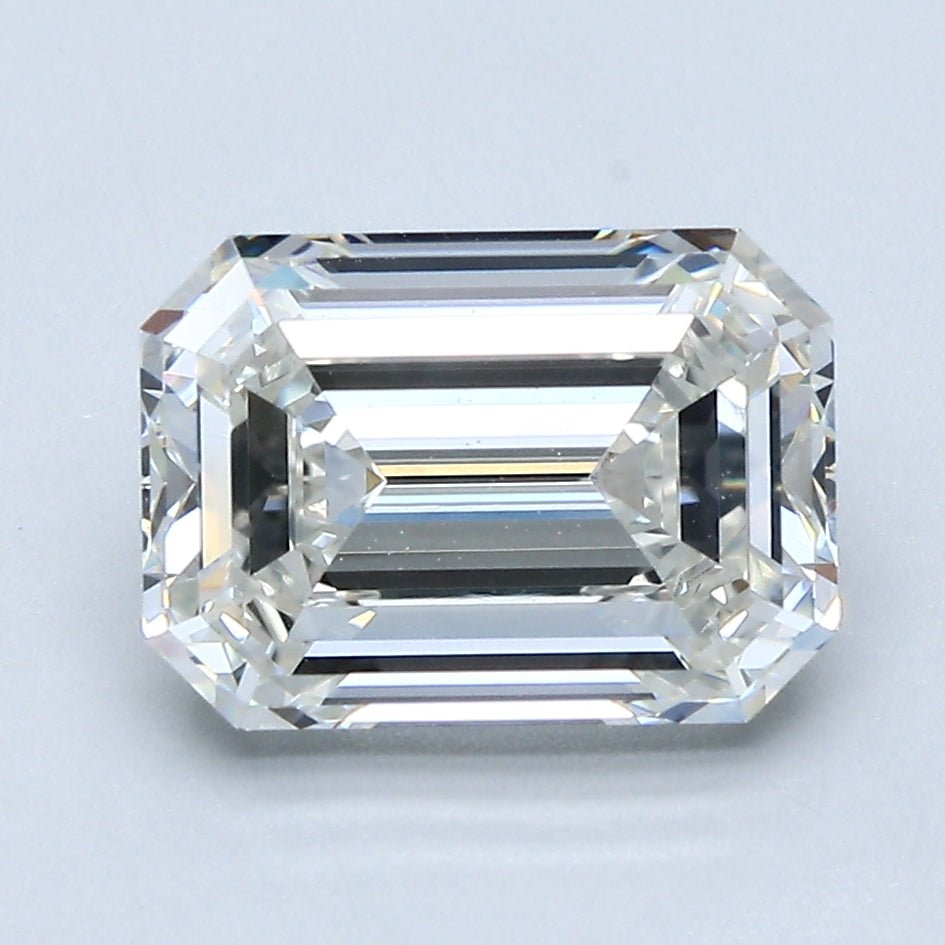3 Carat Natural Diamond - EMERALD - 3.03 - I - VS2 - Diamonds By Rothschild