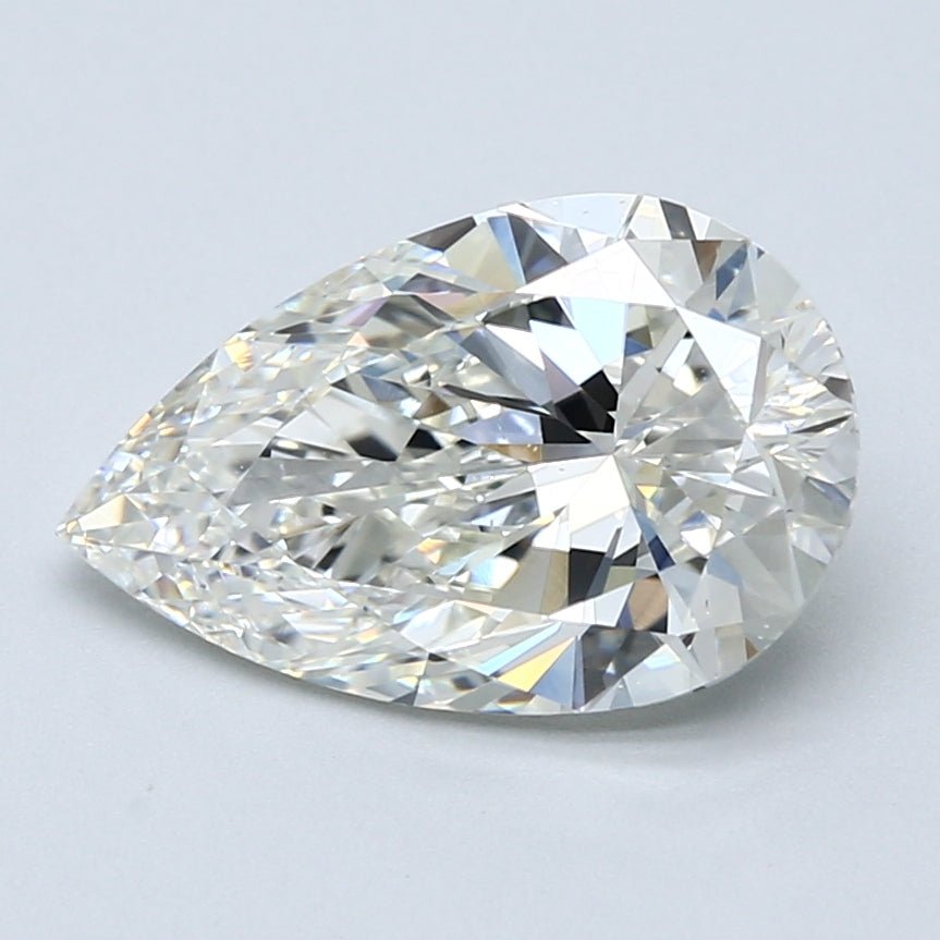 3 Carat Natural Diamond - PEAR - 3.21 - H - VS2 - Diamonds By Rothschild
