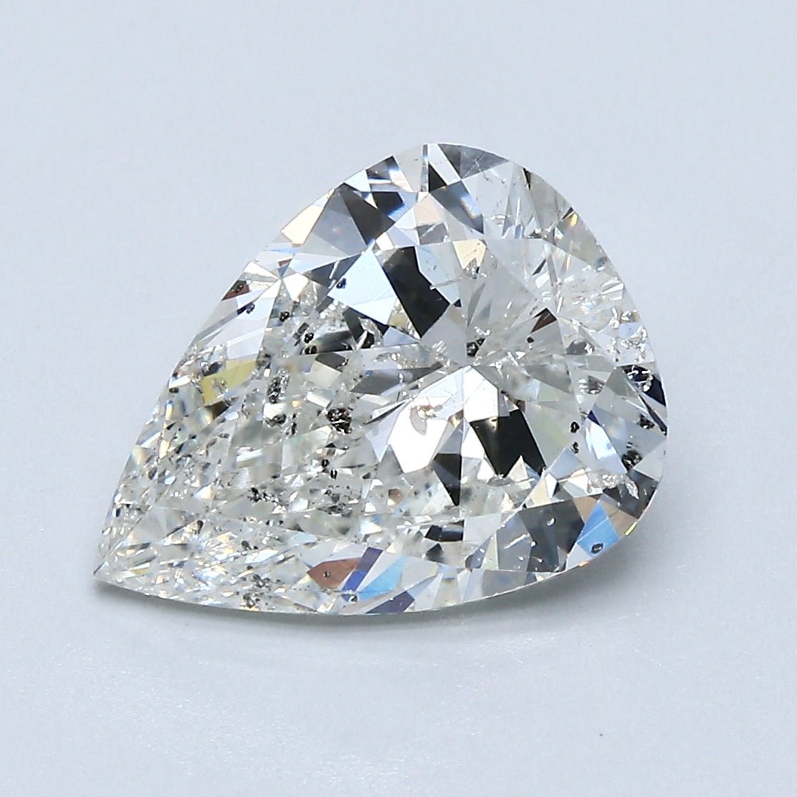 3 Carat Natural Diamond - PEAR - 3.34 - I - I1 - Diamonds By Rothschild