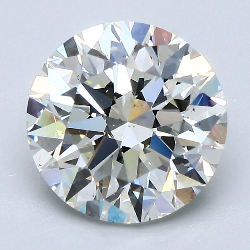 3 Carat Natural Diamond - Round - 2.91 - J - VS2 - Diamonds By Rothschild