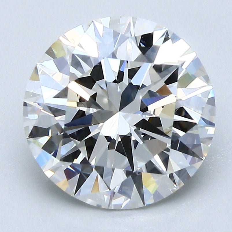 3 Carat Natural Diamond - Round - 3.02 - H - VS2 - Diamonds By Rothschild