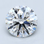 3 Carat Natural Diamond - Round - 3.06 - D - VVS2 - Diamonds By Rothschild