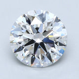 3 Carat Natural Diamond - Round - 3.06 - D - VVS2 - Diamonds By Rothschild