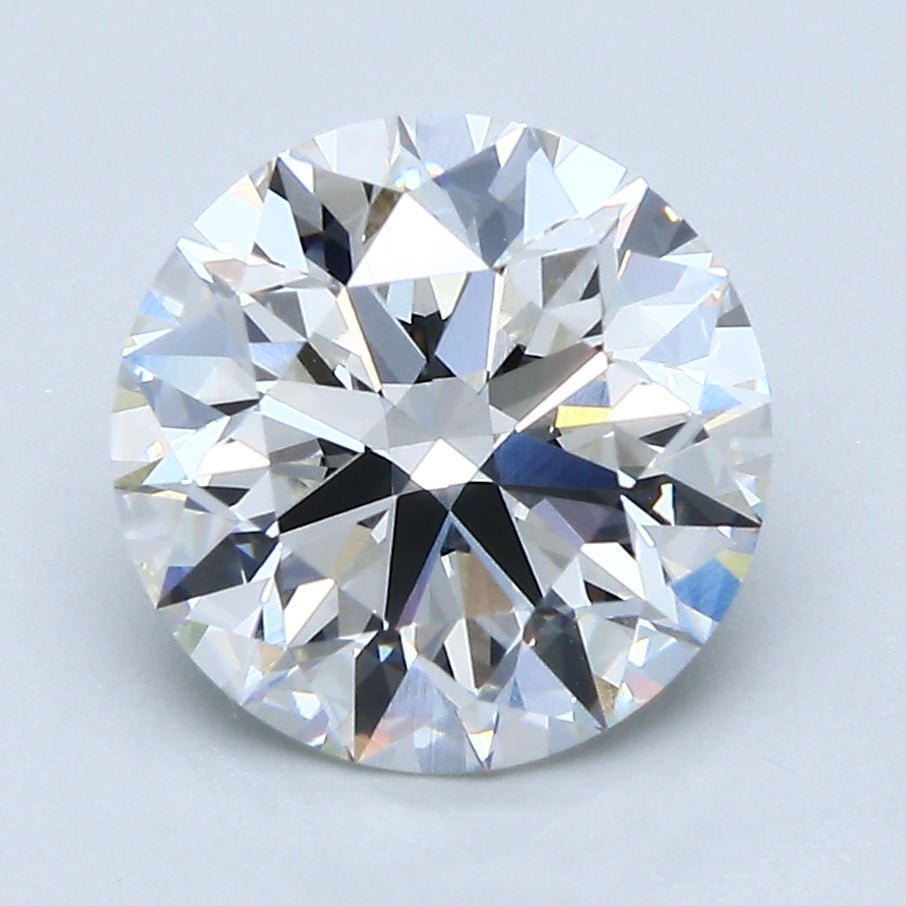3 Carat Natural Diamond - Round - 3.06 - D - VVS2 - Diamonds By Rothschild
