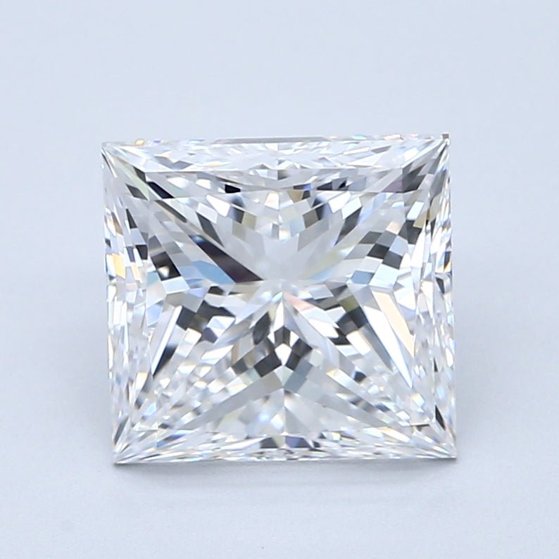 3.5 Carat Natural Diamond - PRINCESS - 3.52 - D - VVS2 - Diamonds By Rothschild